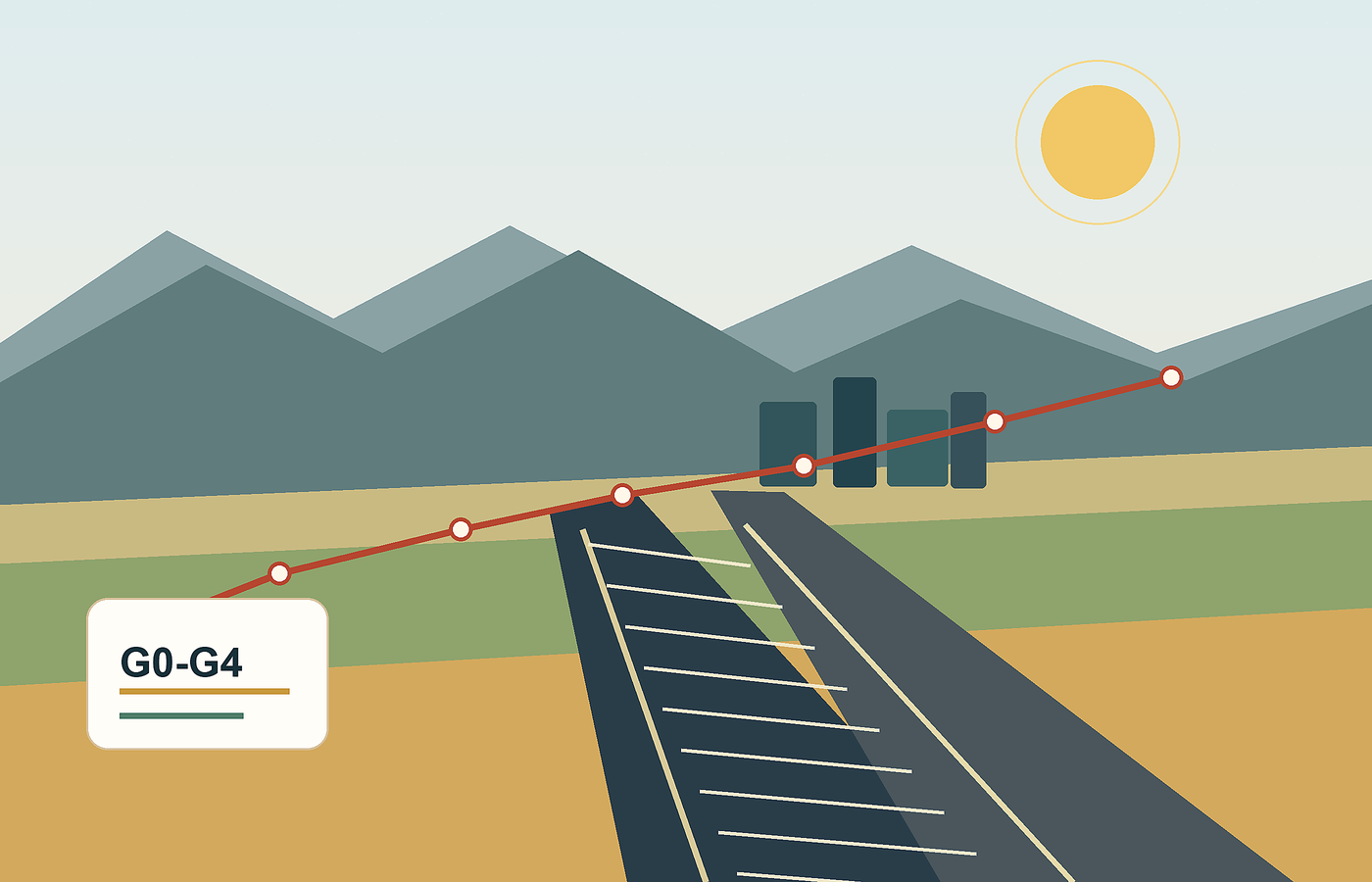 China-Mongolia infrastructure corridor hero illustration